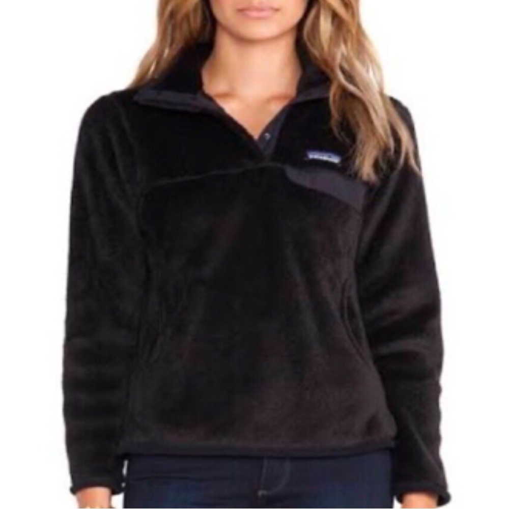 Patagonia Re-Tool Snap-T Pullover - Black/Small
